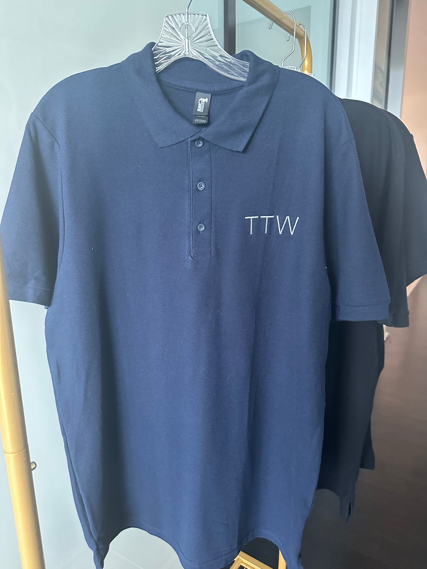 Navy TTW Men's Polo
