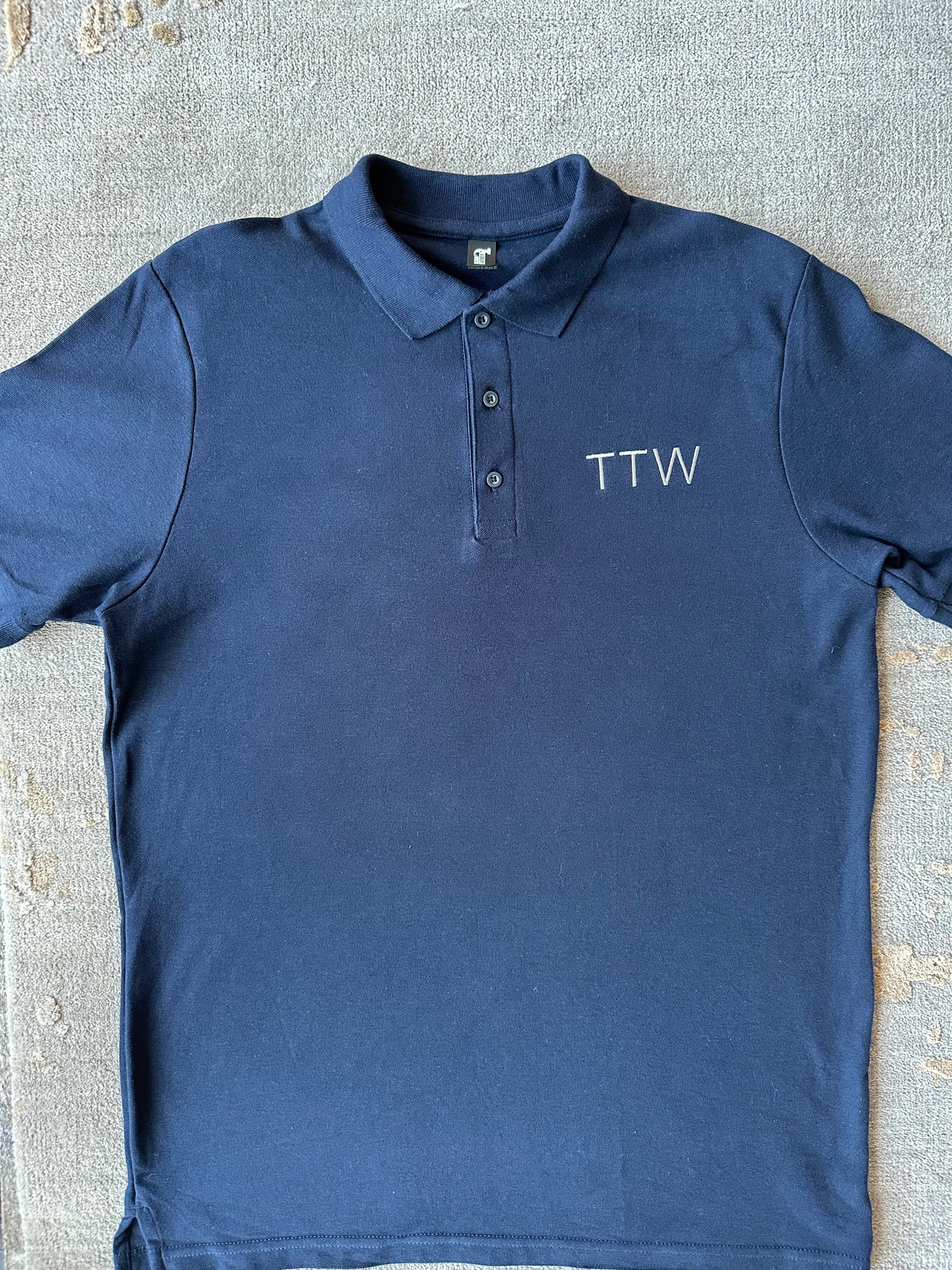 Navy TTW Men's Polo